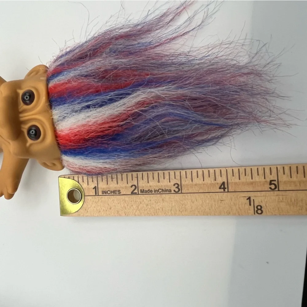 Russ Troll Doll‎ Red White and Blue Hair